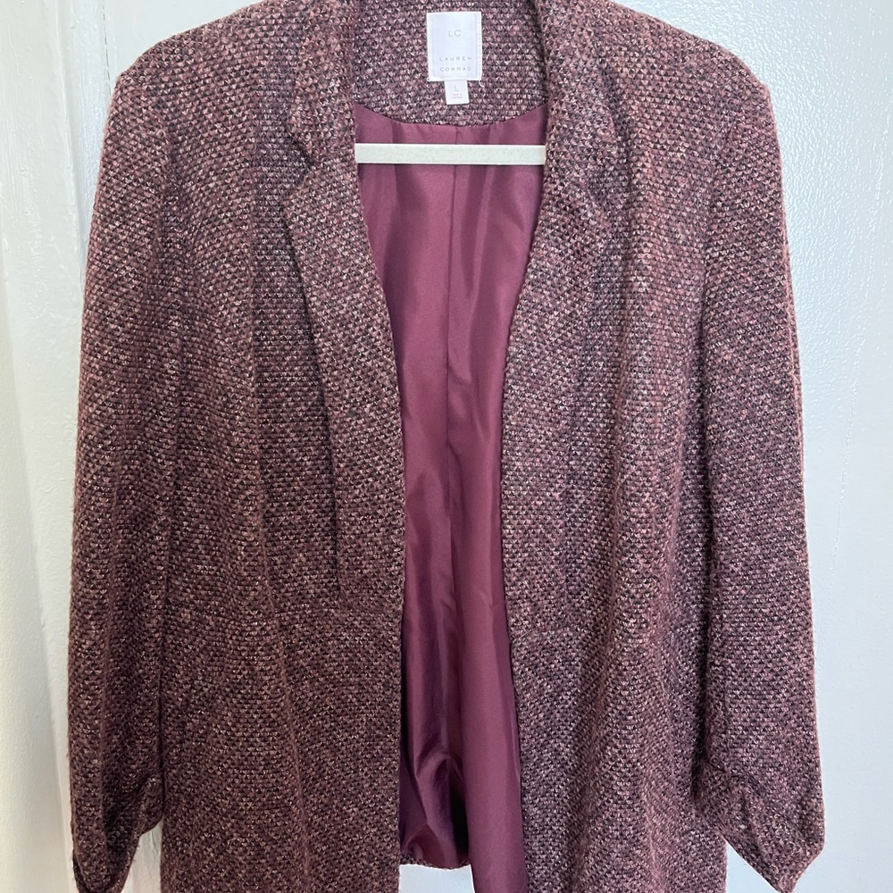 Lauren Conrad tweed blazer size L